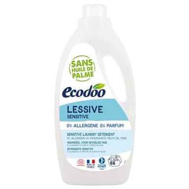 Ecodoo Lessive sensitive 0% allergène  Ecocert, 2L
