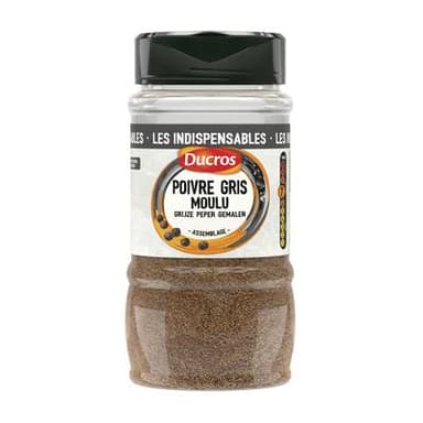 Ducros Poivre gris moulu, 200g