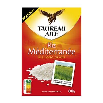 Taureau Ailé Riz Long Grain Méditerranée, 800g