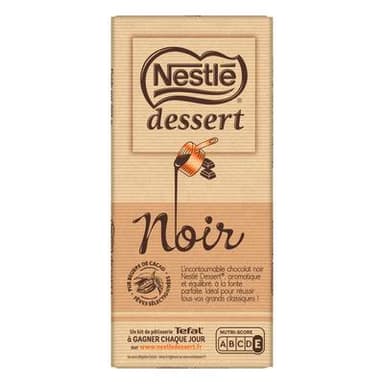 Nestlé Dessert Chocolat Pâtissier Noir, 205g