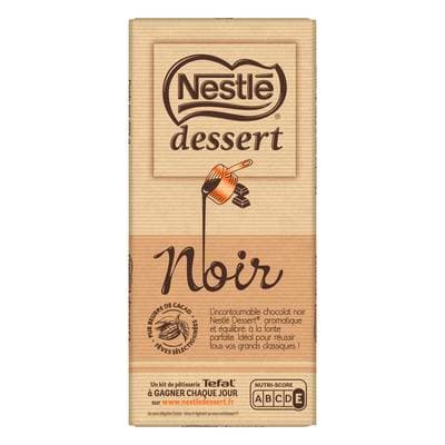 Nestlé Dessert Chocolat Pâtissier Noir, 205g