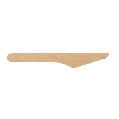 Couverts jetables couteau bois, 50 couteaux