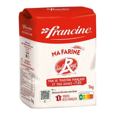 Francine Farine de Blé T65 Label Rouge, 1kg