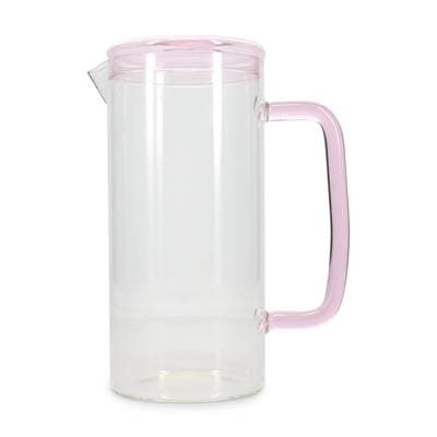 Collection Cruse Carafe 120cl avec couvercle rose Cruse, 1 pièce