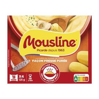 Mousline Purée Façon Presse Purée, 125g