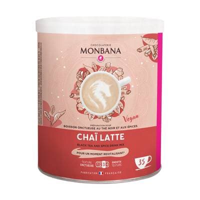 Chocolaterie Monbana Chai Latte en Poudre Vegan, 350g