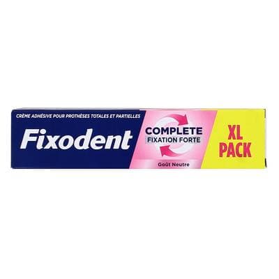 Fixodent Crème Adhésive pour Prothèses Complete Fixation Forte, 70g