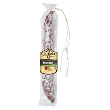 Galibier Saucisse sèche de Savoie aux noisettes, 200g