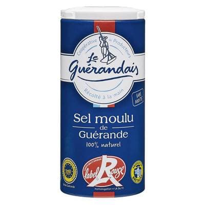 Le Guérandais Sel Fin de Guérande en Boite IGP Label Rouge, 250g