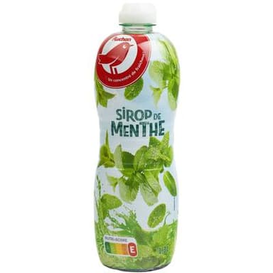 Auchan Sirop de menthe, 1,3L