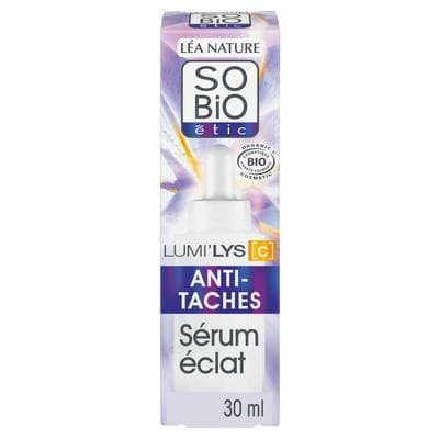 SO'BIO ETIC Sérum éclat AntiTache Lumilys, 30ml