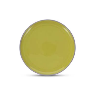 Collection Duo Assiette plate 26xH2,5cm vert/violet Duo, 1 pièce