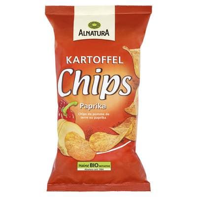 Alnatura Chips pomme de terre paprika bio, 125g