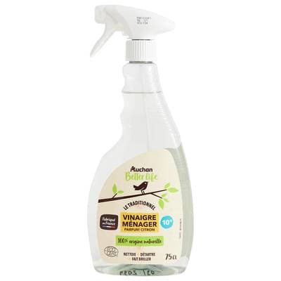 Auchan Better Life Spray vinaigre ménager naturel, 750ml