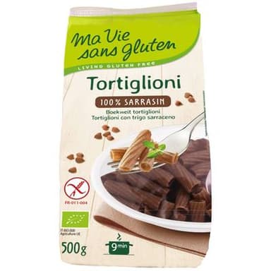 Ma Vie Sans Gluten Tortiglioni 100% sarrasin Bio sans Gluten, 500g