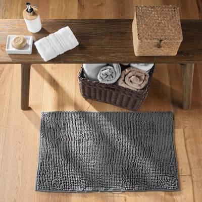 3526780988323 - Douceur D Interieur - Tapis de bain sweety anthracite