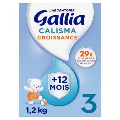 Laboratoire Gallia Lait de Croissance Calisma 3ème âge en Poudre Bébé Dès 12 mois, 3x400g