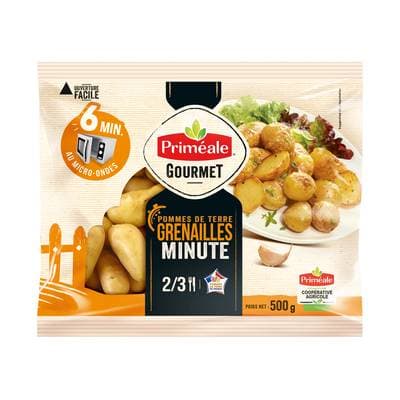 Priméale Pomme de Terre Micro-Ondable Grenaille, Sachet de 500g