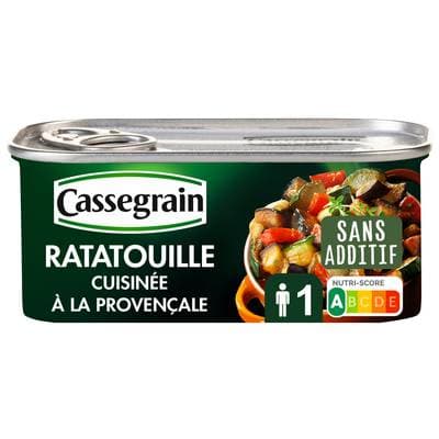 Cassegrain Ratatouille cuisinée à la provençale, 185g
