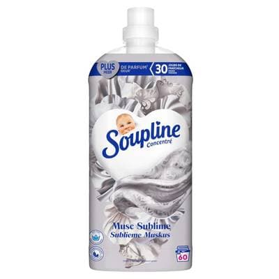 Soupline Adoucissant Concentré Sublime Musc, 1260ml