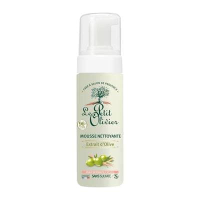Le petit Olivier Mousse Nettoyante Visage et Yeux, 150ml
