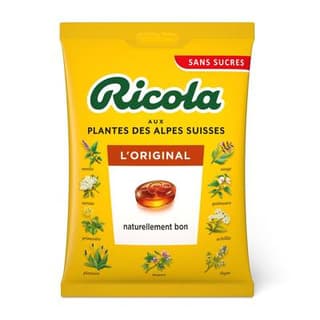 Ricola Bonbons aux plantes avec extraits de plante de Stevia, 70g