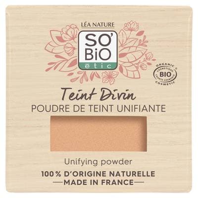 SO'BIO ETIC Poudre de teint unifiante, Teint Divin, 15 Vanille rosé