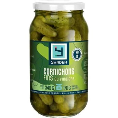 Yarden Cornichons Fins au Vinaigre, 170g
