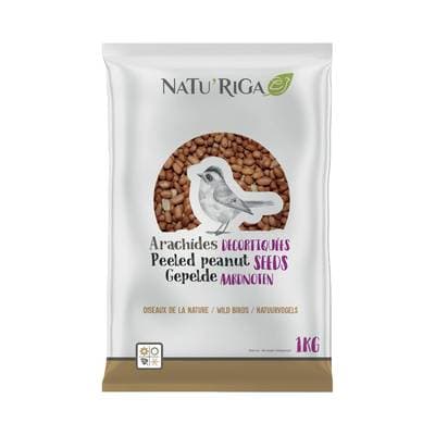Riga Arachides décortiquées pour oiseaux de la nature, 1kg