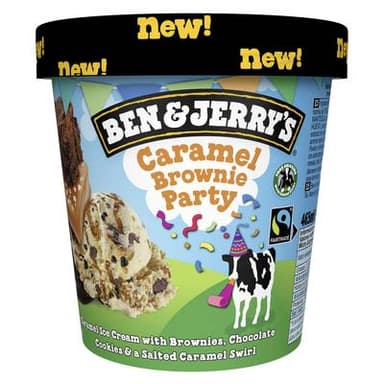 Ben&Jerry's Crème glacée caramel Brownie Party, 426g