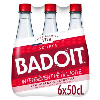 Badoit Rouge - Eau gazeuse minérale naturelle, intensément pétillante