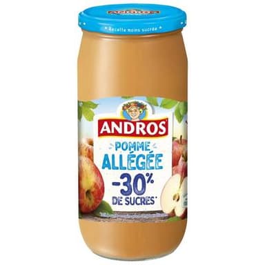 Andros Compote bocal Pomme allegéee, 990g