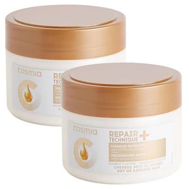 COSMIA Masque nutritif aux protéines de blé, Lot de 2x300ml