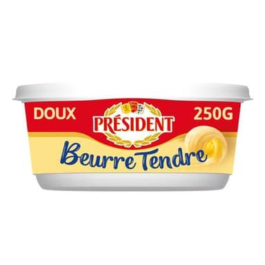 Président Beurrier tendre doux, 250g