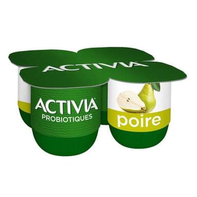 Activia Yaourt Poire Bifidus, 4x125g