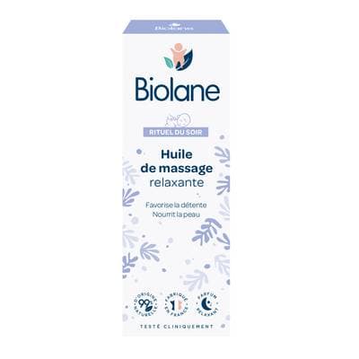 Biolane Huile de Massage Relaxante et Nourrissante, 50ml