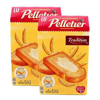 Pelletier Biscottes la gourmande, 2x285g