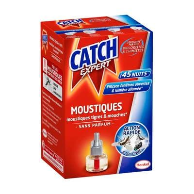 Catch Recharge liquide pour diffuseur électrique Sans Parfum 45 Nuits, 1 pièce