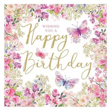 Paperproducts Design Serviettes papier Happy Birthday Wishes, 20 serviettes de 33 x 33 cm