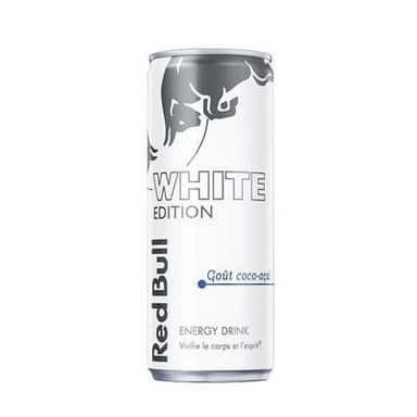 Red Bull Boisson énergisante goût Coco Açaï, White Edition, 25cl