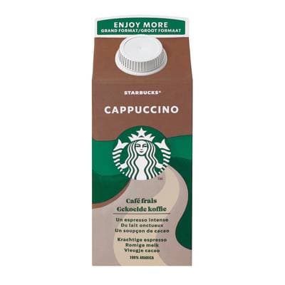 Starbucks Boisson lactée café Arabica saveur Cappuccino, 750ml