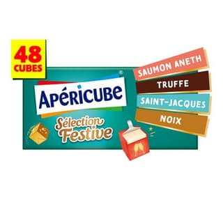 Apéricube Minis fromages - Le Goût de la fête, 48 cubes- 250g
