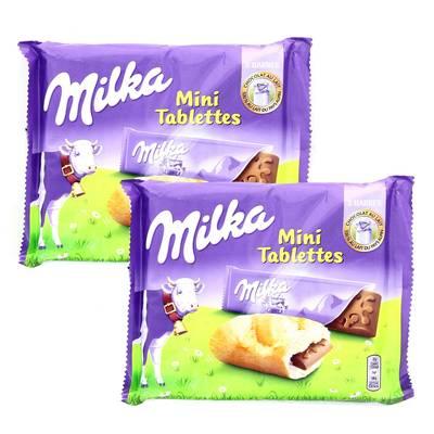 Milka - Mini tablettes de chocolat au lait