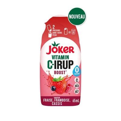 Joker Vitamin C-irup Sirop ultra concentré fraise cassis framboise, 65ml