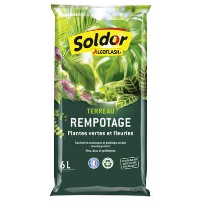 Algoflash - Terreau Rempotage, Plantes Vertes et Plantes Fleuries