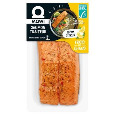 Mowi Pavé de Saumon thym citron, 2 pièces