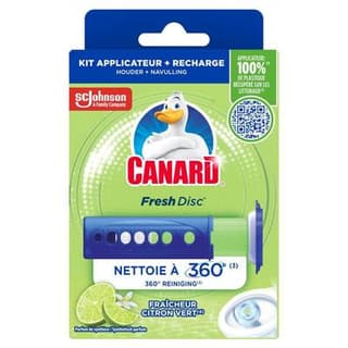 Canard Fresh Fresh disc fraicheur citron vert, Kit applicateur + 1 recharge