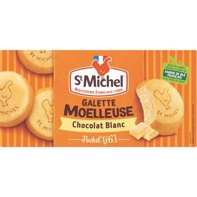 St Michel - Galettes moelleuses chocolat blanc