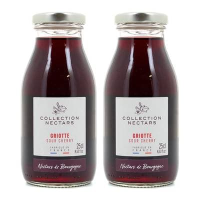 Nectars de Bourgogne Nectar de cerise Griotte, Lot de 2x25cl