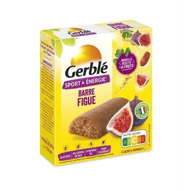 Gerblé Sport et Energie 6 Barres figue sport et énergie, 6x25g